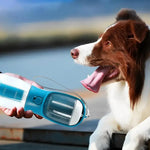 Leak proof dog water dispenser for hiking and road trips
